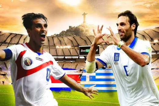Pronostico Costa Rica-Grecia, Ottavi di Finale, Mondiali 2014